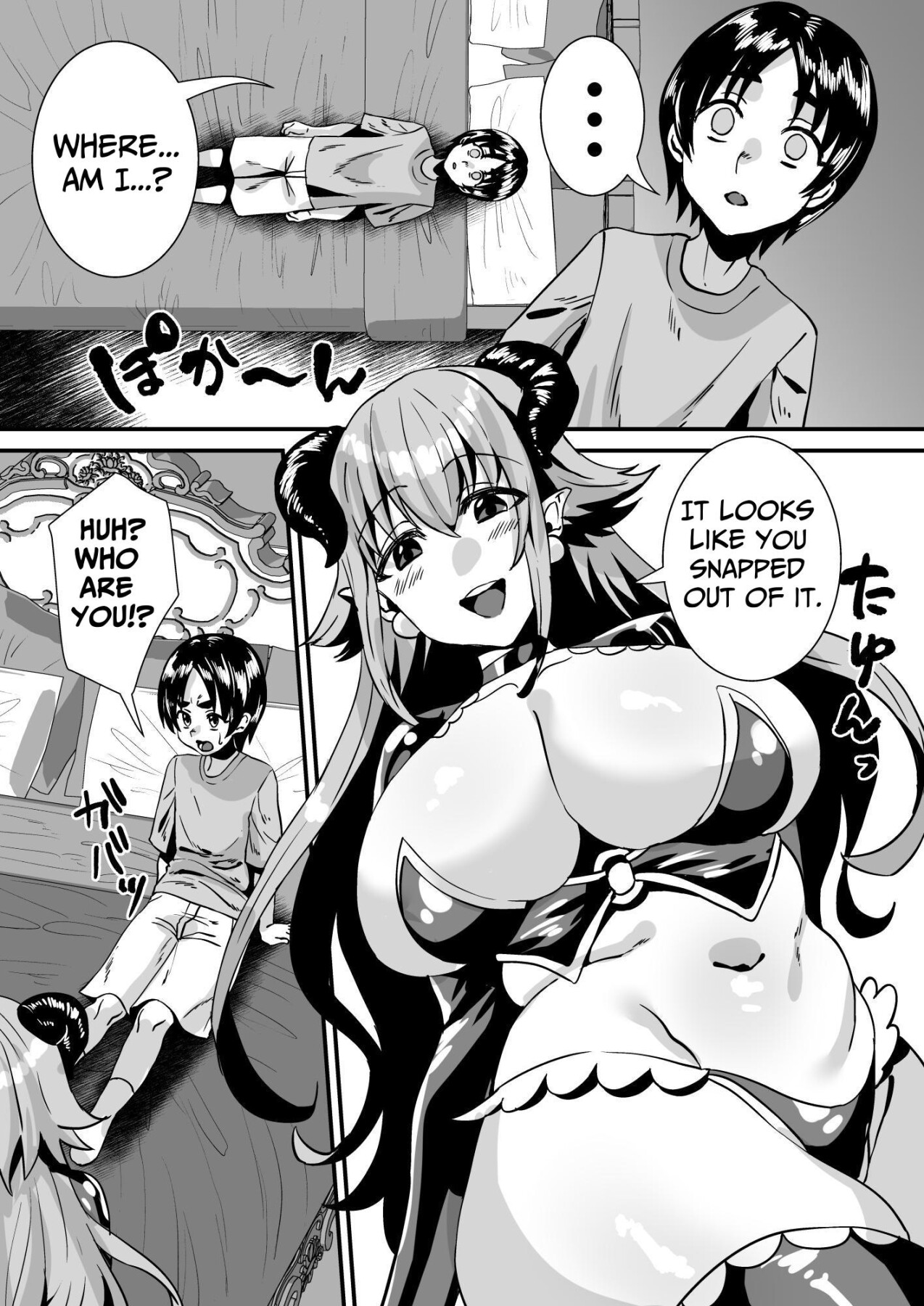 Hentai Manga Comic-Lotion Succubus' Slippery Lewd Dream-Read-6